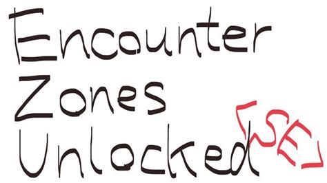 encounter zones unlocked se  Uploader: z65536